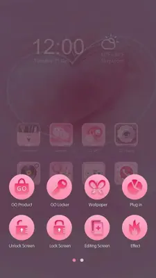 Make-up Case GOLauncher EX Theme android App screenshot 1